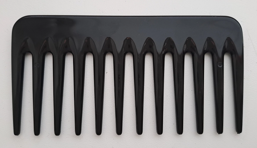 Hřeben rozčesávací krátký černý